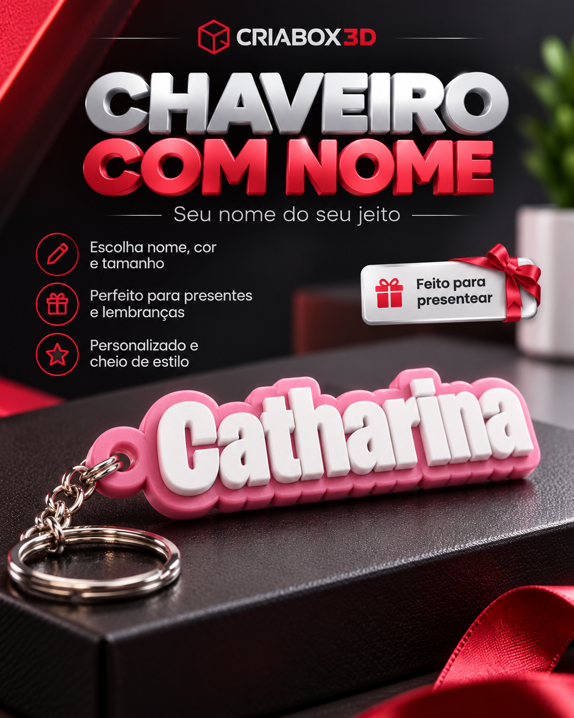 Chaveiro com Nome